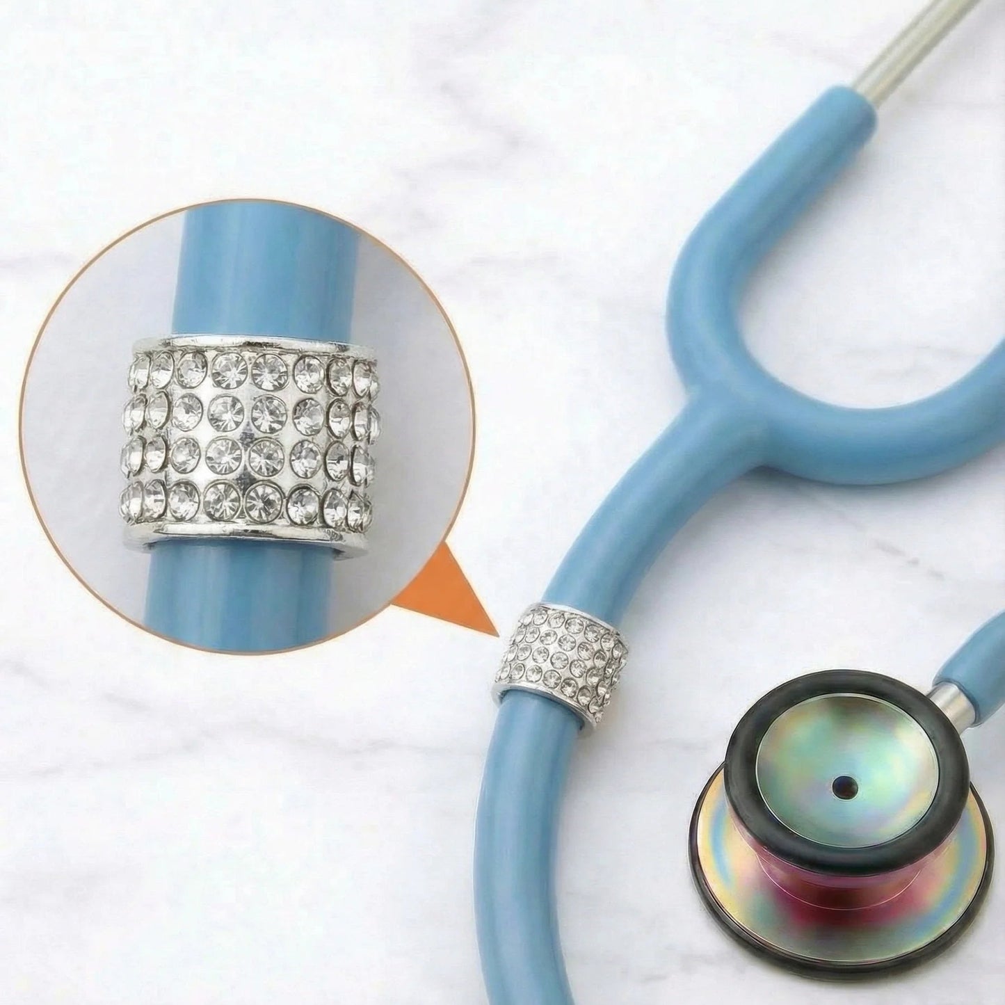 CharMED Stethoscope Charm - Ice