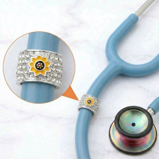 CharMED Stethoscope Charm -  Sunflower