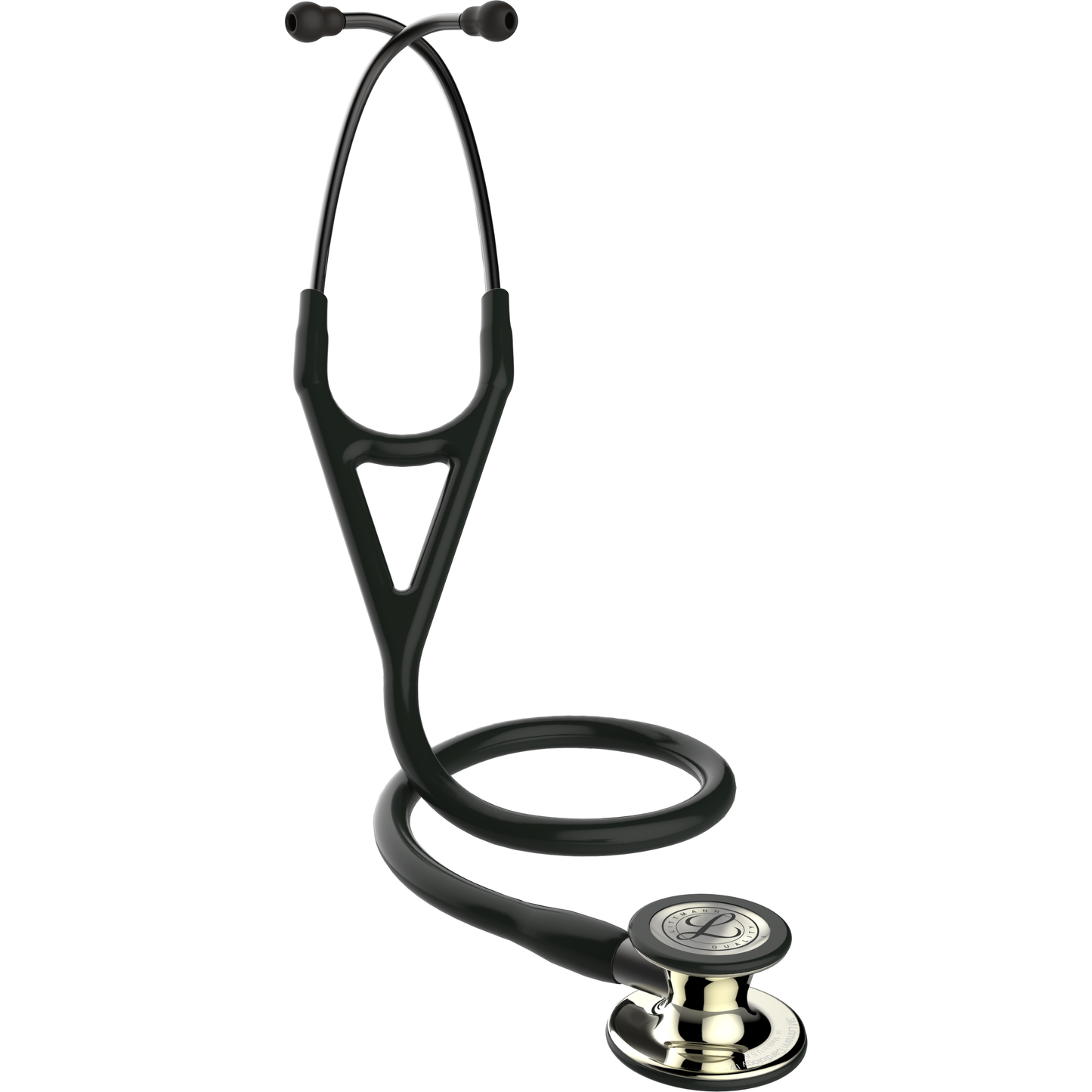 Littmann Cardiology IV Diagnostic Stethoscope: Black - Champagne Finish 6179