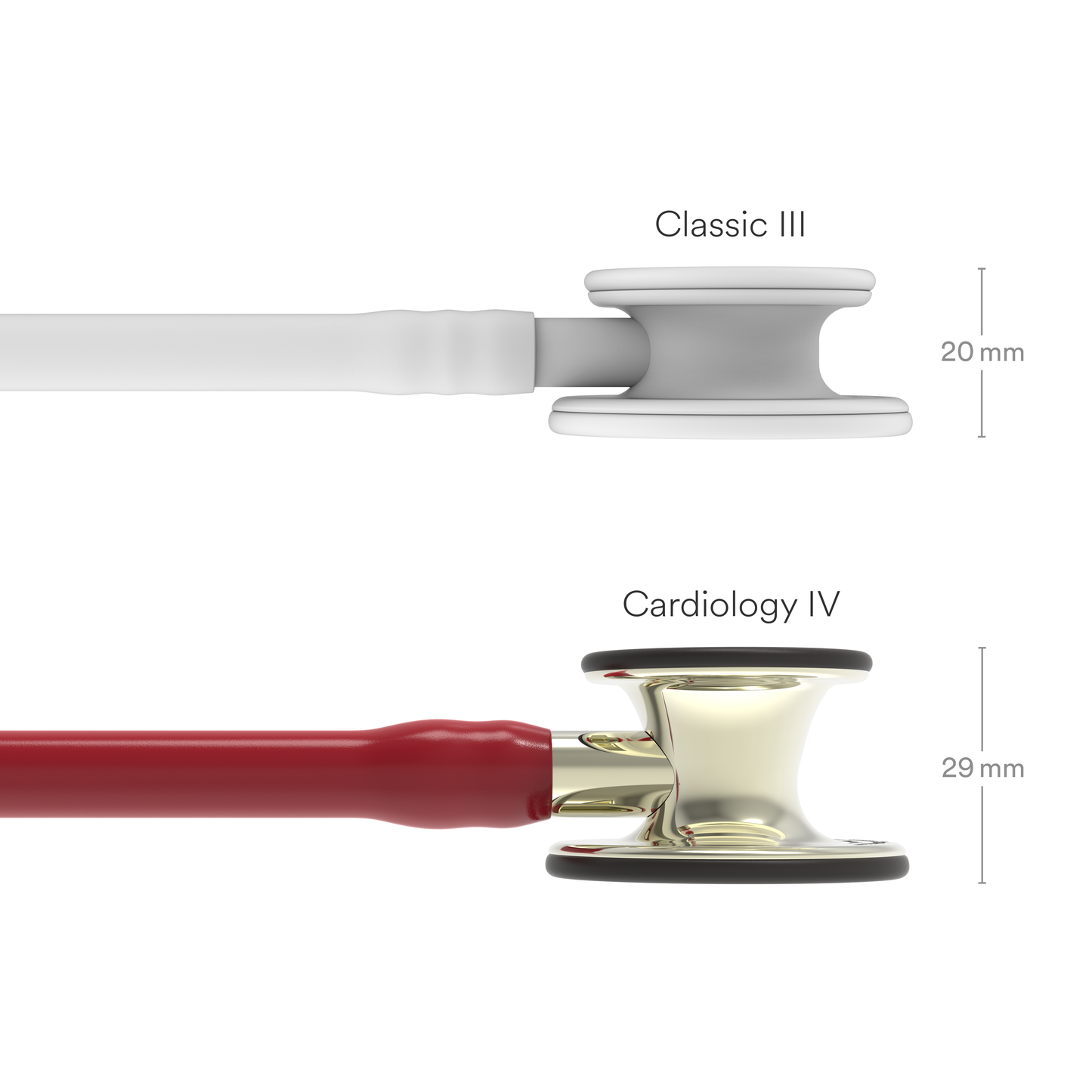 Littmann Cardiology IV Diagnostic Stethoscope: Champagne & Burgundy Tube 6176