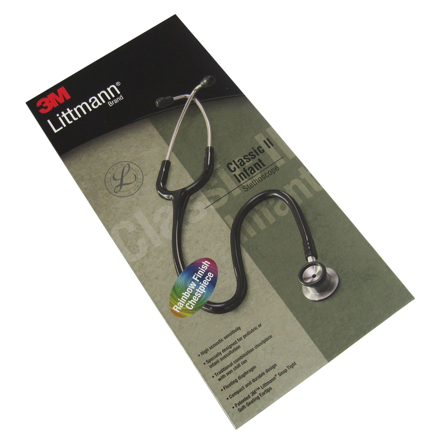 3M Littmann Classic II Infant Stethoscope: Rainbow Finish Raspberry 2157