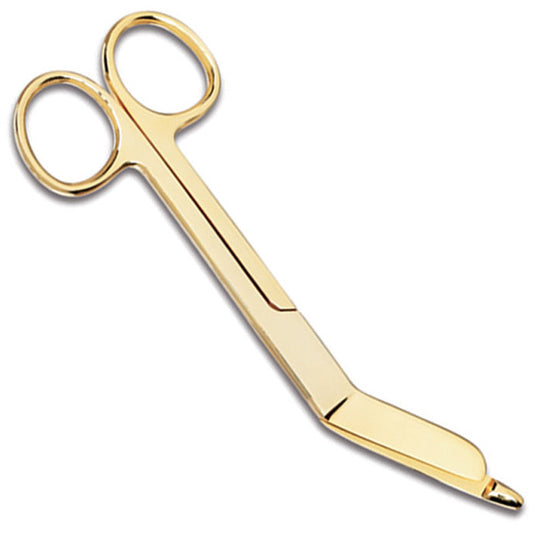 5.5" Gold Plated Bandage Scissor