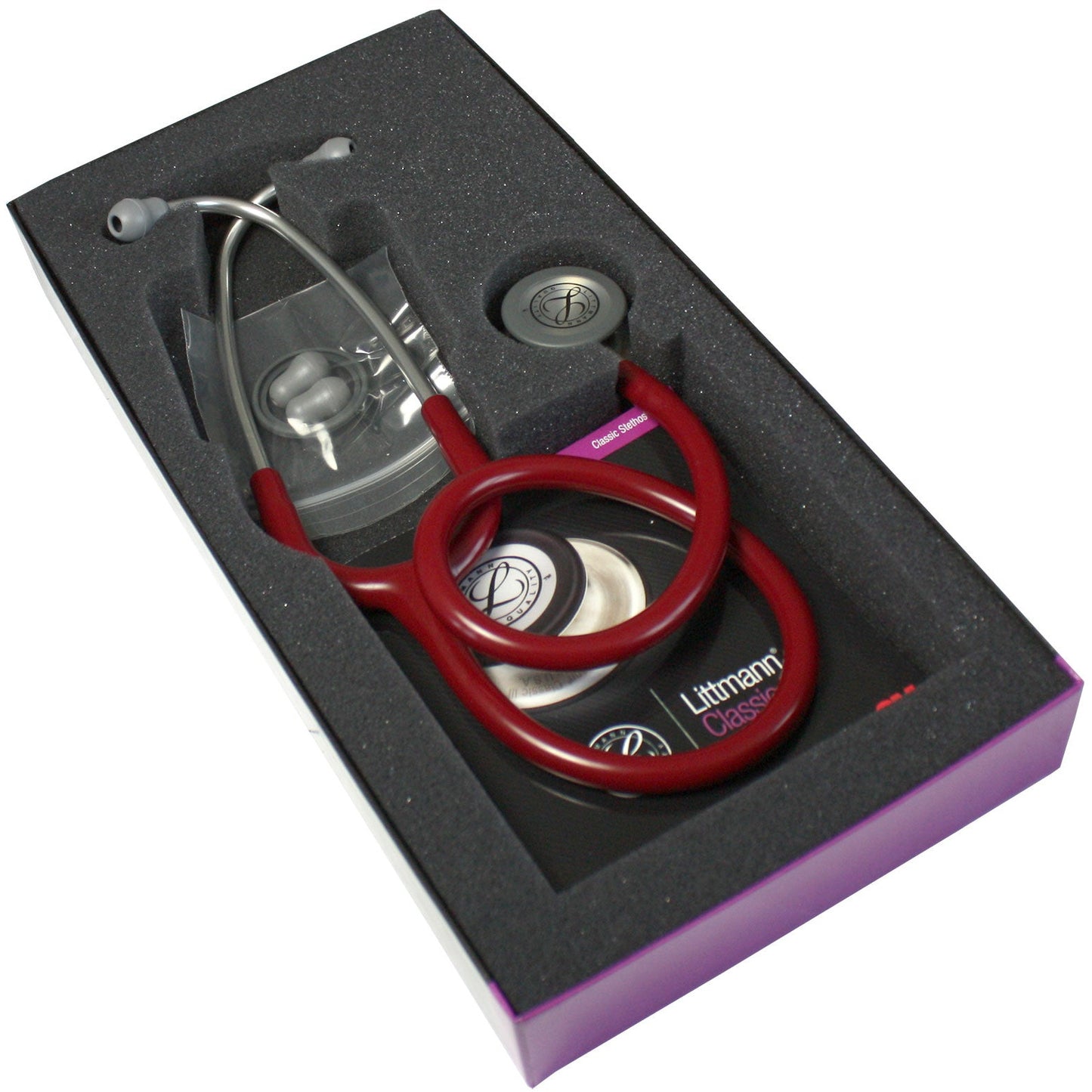 Littmann Classic III Stethoscope: Burgundy 5627