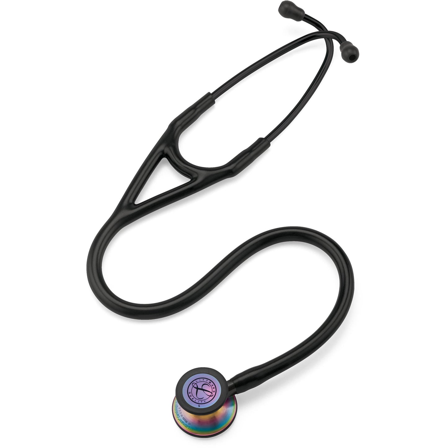 Littmann Cardiology IV Diagnostic Stethoscope: Black & Rainbow 6165