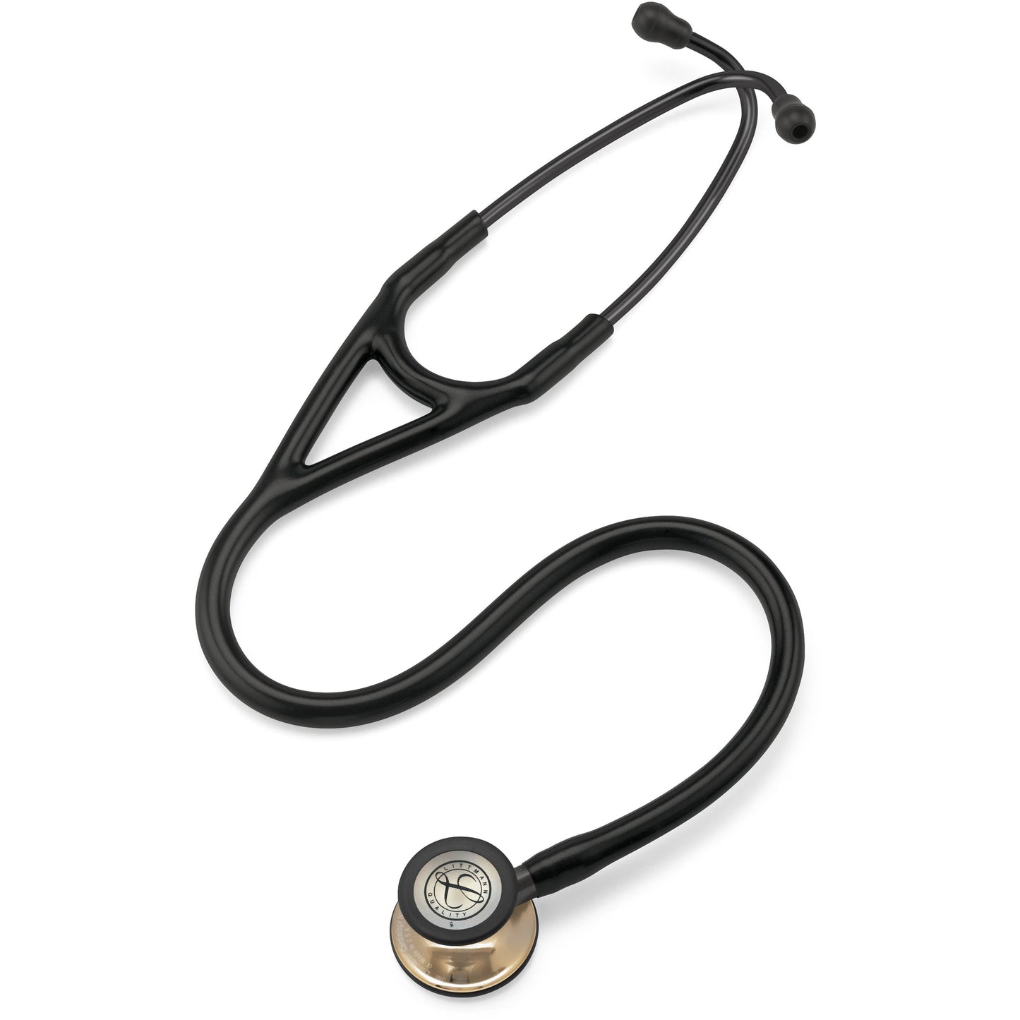 Littmann Cardiology IV Diagnostic Stethoscope: Black - Champagne Finish 6179