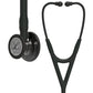 Littmann Cardiology IV Diagnostic Stethoscope: Smoke & Black - Black Stem 6232