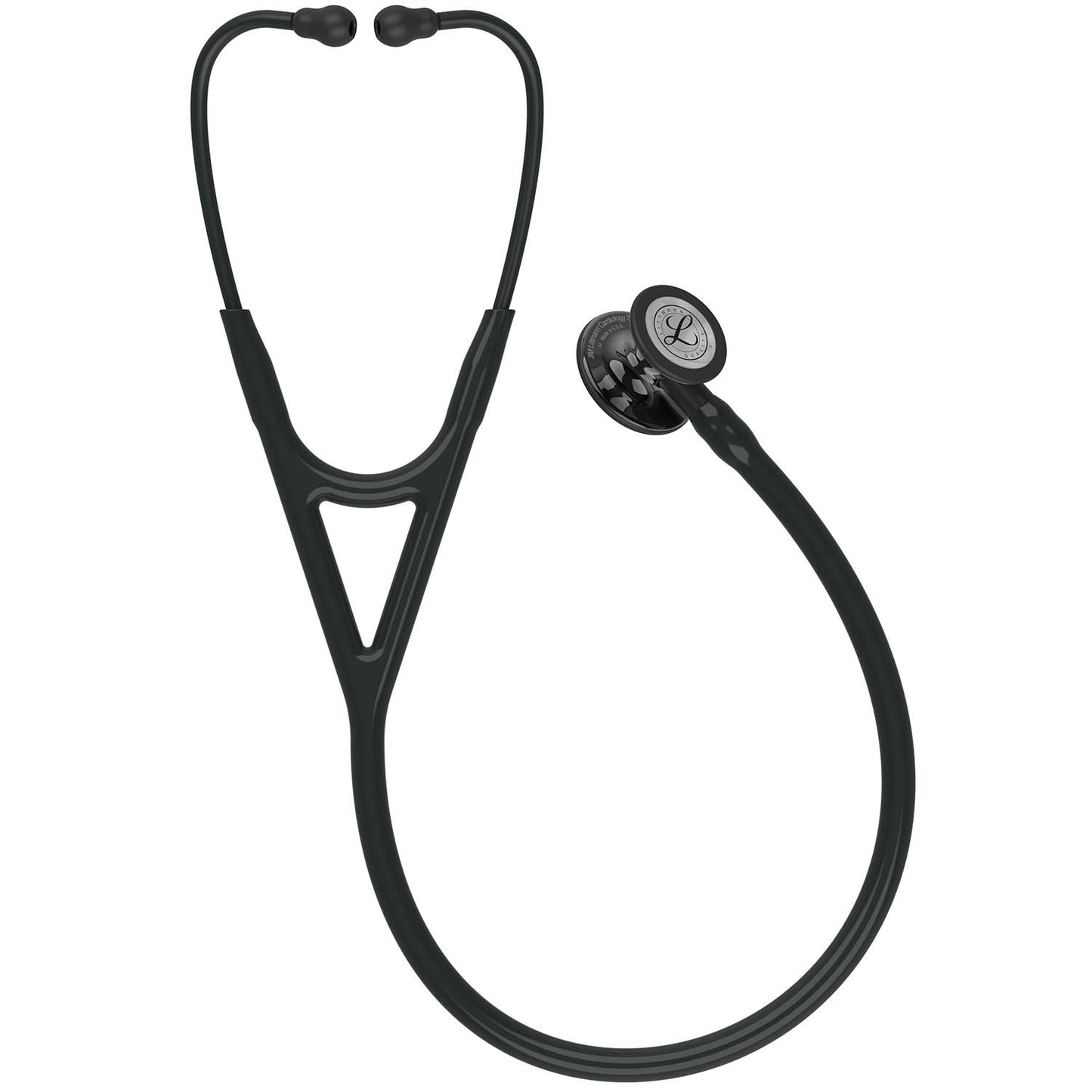 Littmann Cardiology IV Diagnostic Stethoscope: Smoke & Black - Black Stem 6232