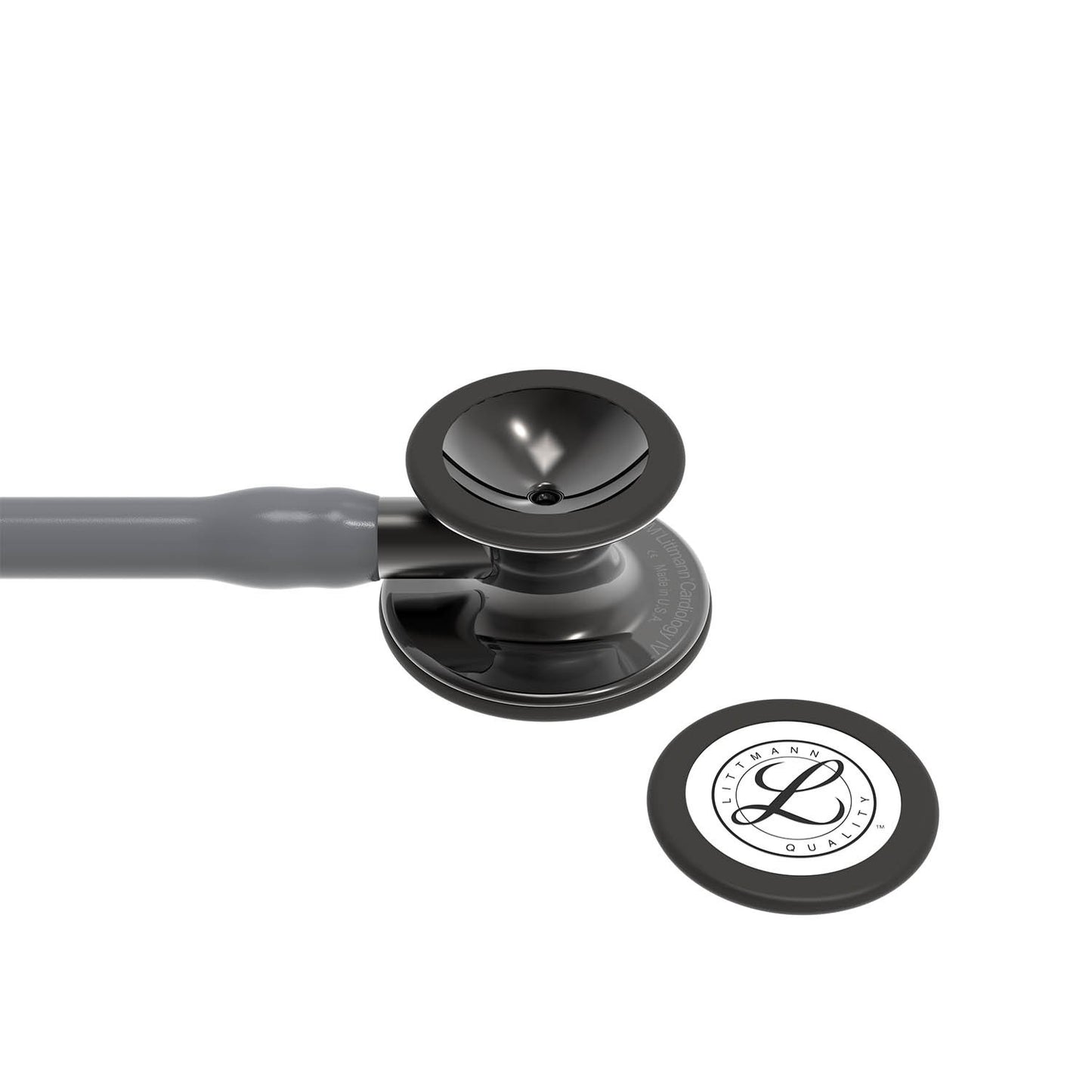 Littmann Cardiology IV Diagnostic Stethoscope: Smoke & Grey - Smoke Stem 6238