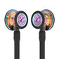 Littmann Cardiology IV Diagnostic Stethoscope: High Polish Rainbow & Black - Smoke Stem 6240