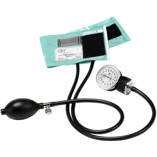 Premium Pediatric Aneroid Sphygmomanometer Aqua Sea