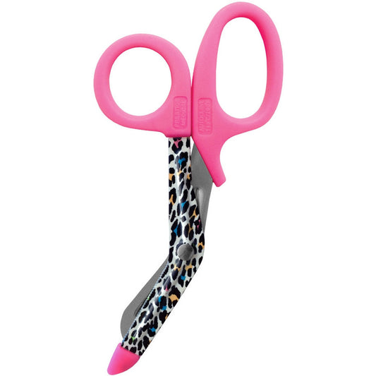 5.5" StyleMate Utility Scissors - Leopard Print Cream