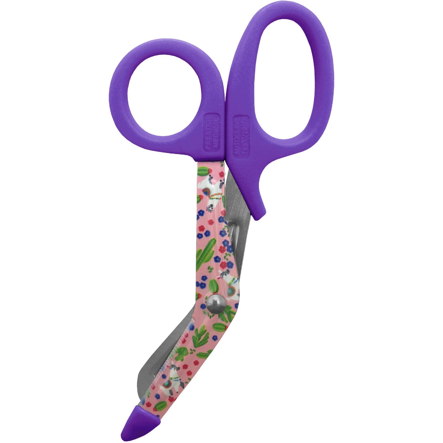 5.5" StyleMate Utility Scissors - Llamas Pink