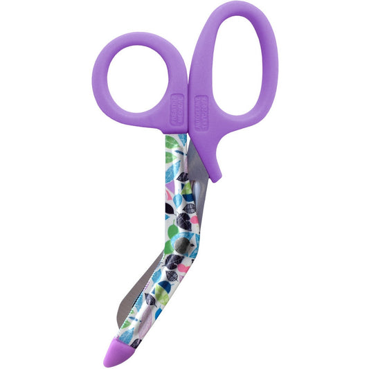 5.5" StyleMate Utility Scissors - Leaves Cream