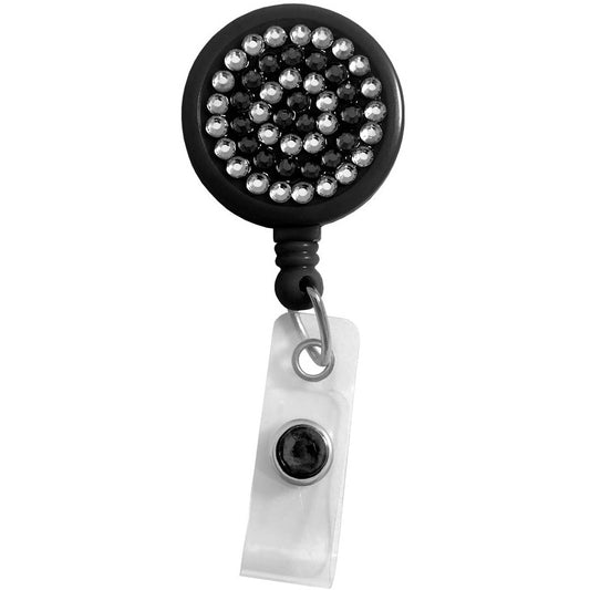 Retracteze™ ID Holder Rhinestone black