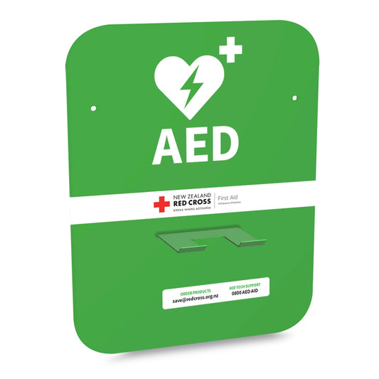 Red Cross AED wall bracket