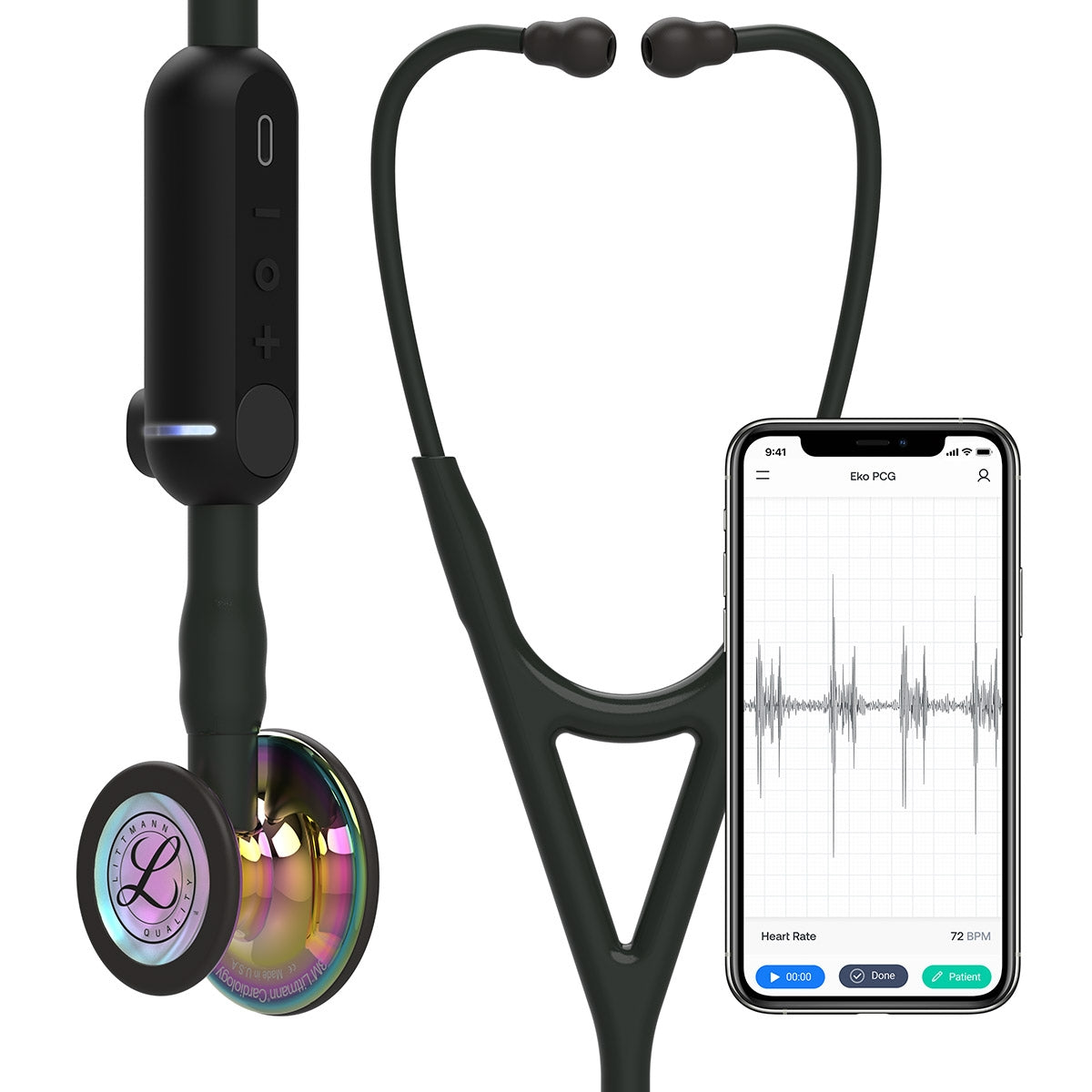 Littmann CORE Digital Stethoscope 8570 - High Polish Rainbow