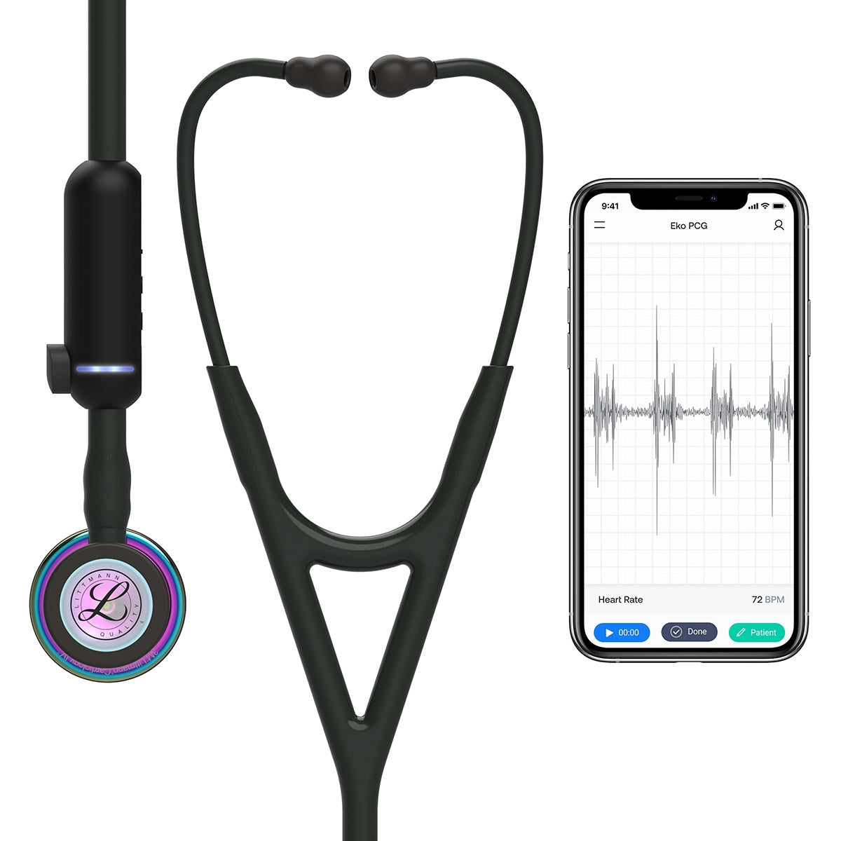 Littmann CORE Digital Stethoscope 8570 - High Polish Rainbow